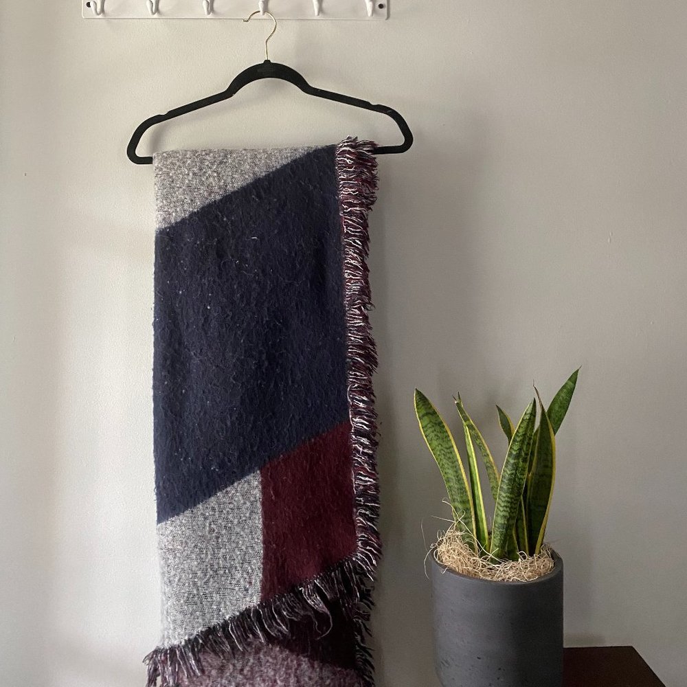 Asymmetrical H&M Blanket Scarf